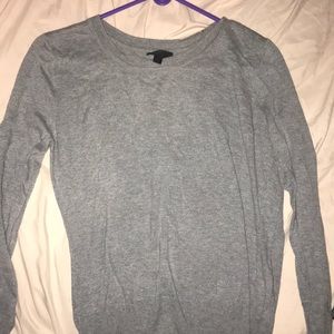 worthington grey long sleeved top